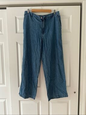 Madewell The Zoe Relaxed Straight Denim Pant